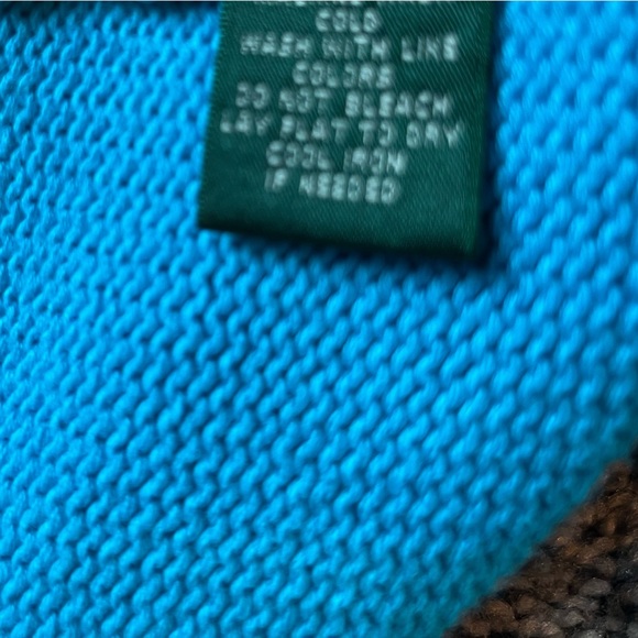 Ralph Lauren blue golf button cotton cardigan medium beach summer - Picture 3 of 4